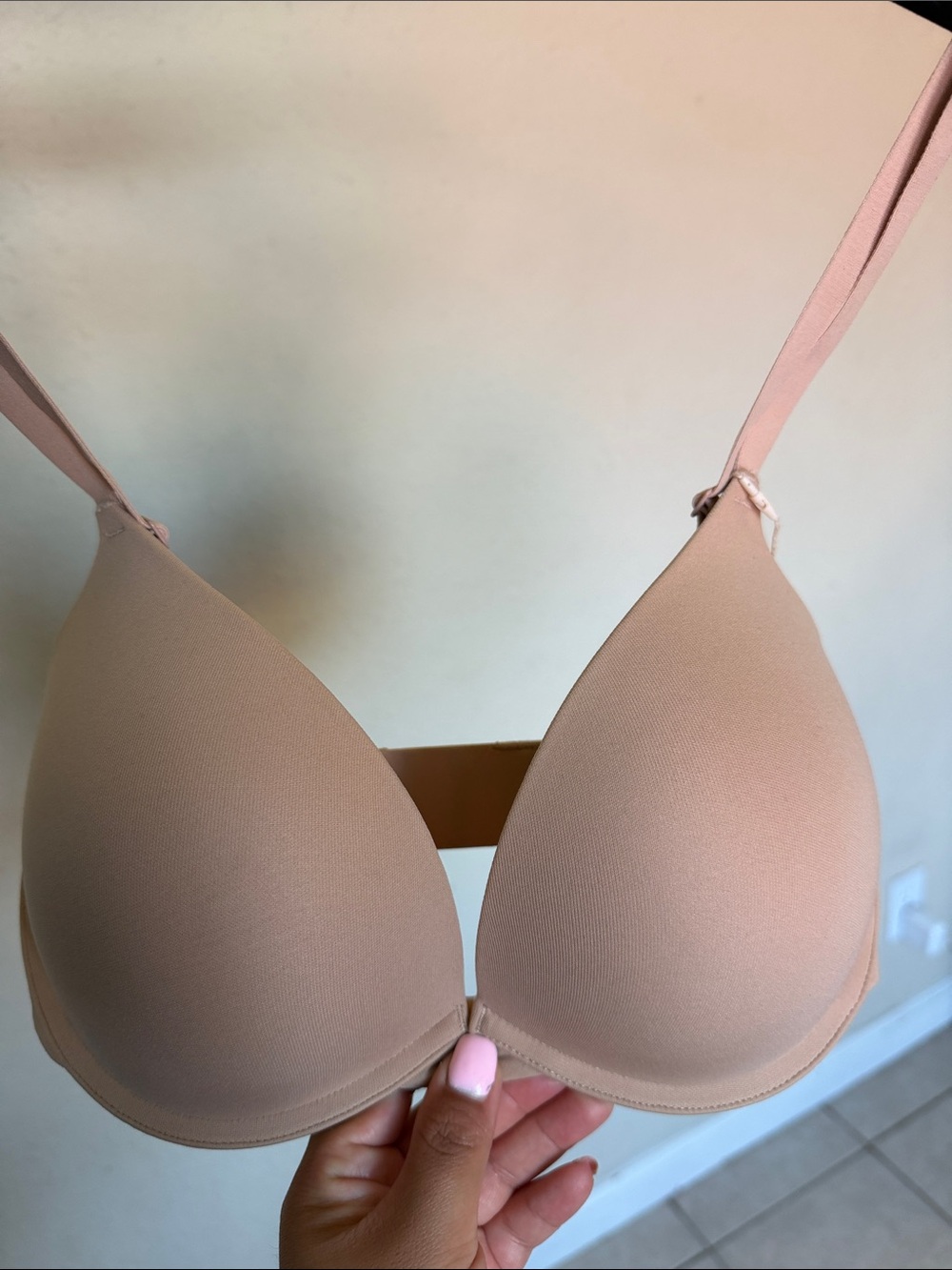 SKIMS Fits Everybody Super Push Up Bra 32DD Clay